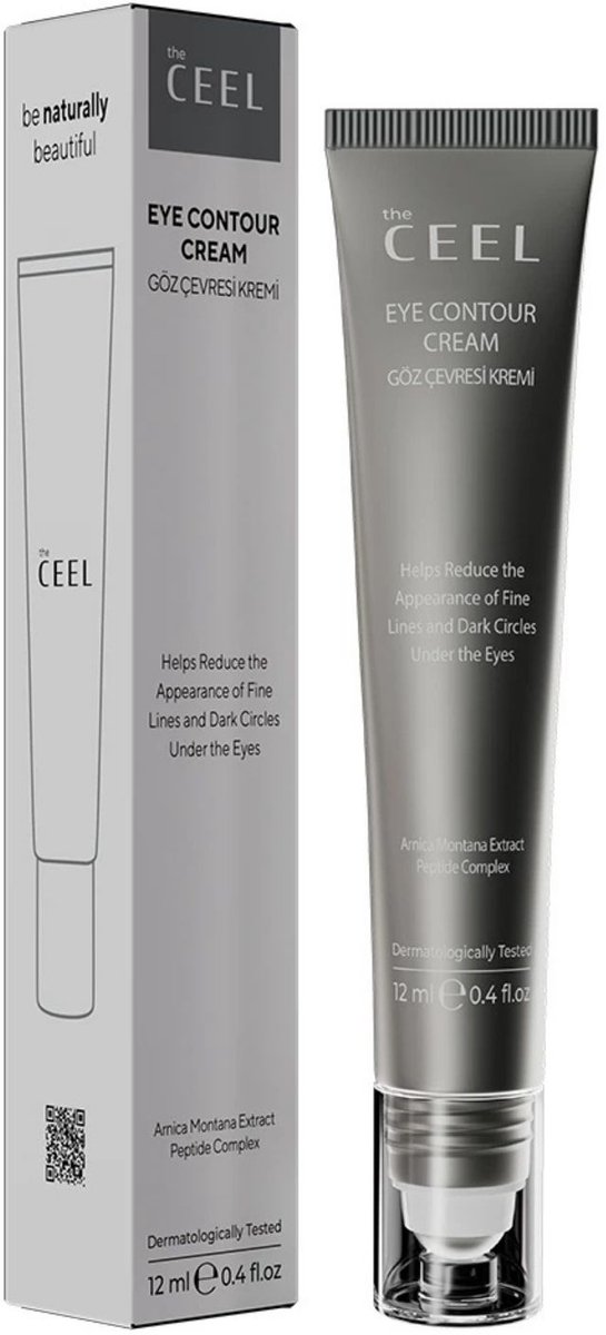The Ceel Oogcrème – Tegen wallen, donkere kringen & rimpels – Arnica montana extract – Oogroller met verkoelend effect - Eye contour cream 12 ml