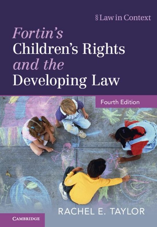 Law in Context - Fortin's Children's Rights and the Developi ... - cover