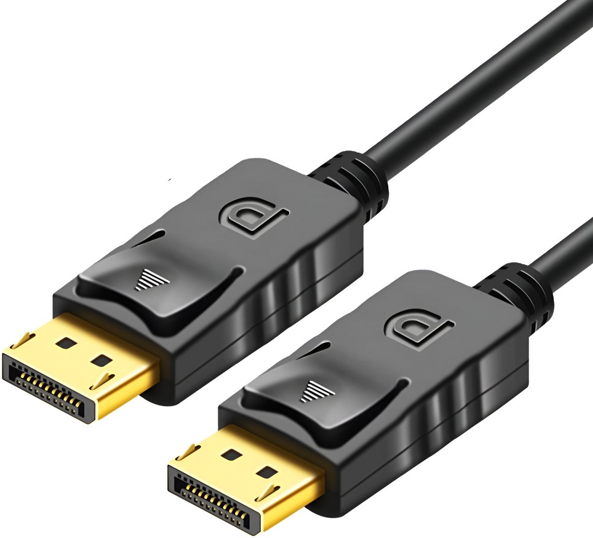 Qost - DisplayPort naar DisplayPort Kabel - DP 1.2 - (4K / 60Hz, 2K @ 144Hz) - Male to Male - 21.6 Gbps - 1.8 Meter