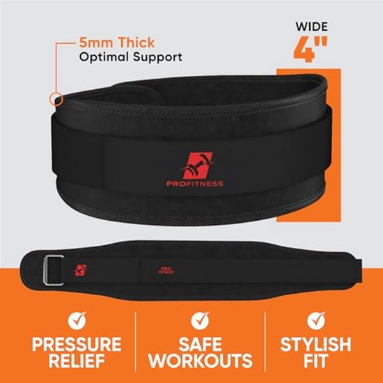 Rehband Gewichthefriem - 12 Cm Breed, Met Sterke Klittenbandsluiting, Voor Powerlifting, Bodybuilding En Zware Krachttraining, Maten S-XL, Ondersteunt De Onderrug