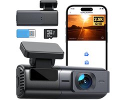 SNJY® Dashcam voor Auto - Auto Camera - Dashcam Voor - 170 Graden Gezichtsveld - Zwart