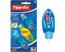 Tipp Ex Micro Tape Twist - Correctieroller - 5 mm x 8 m - 3 Stuks