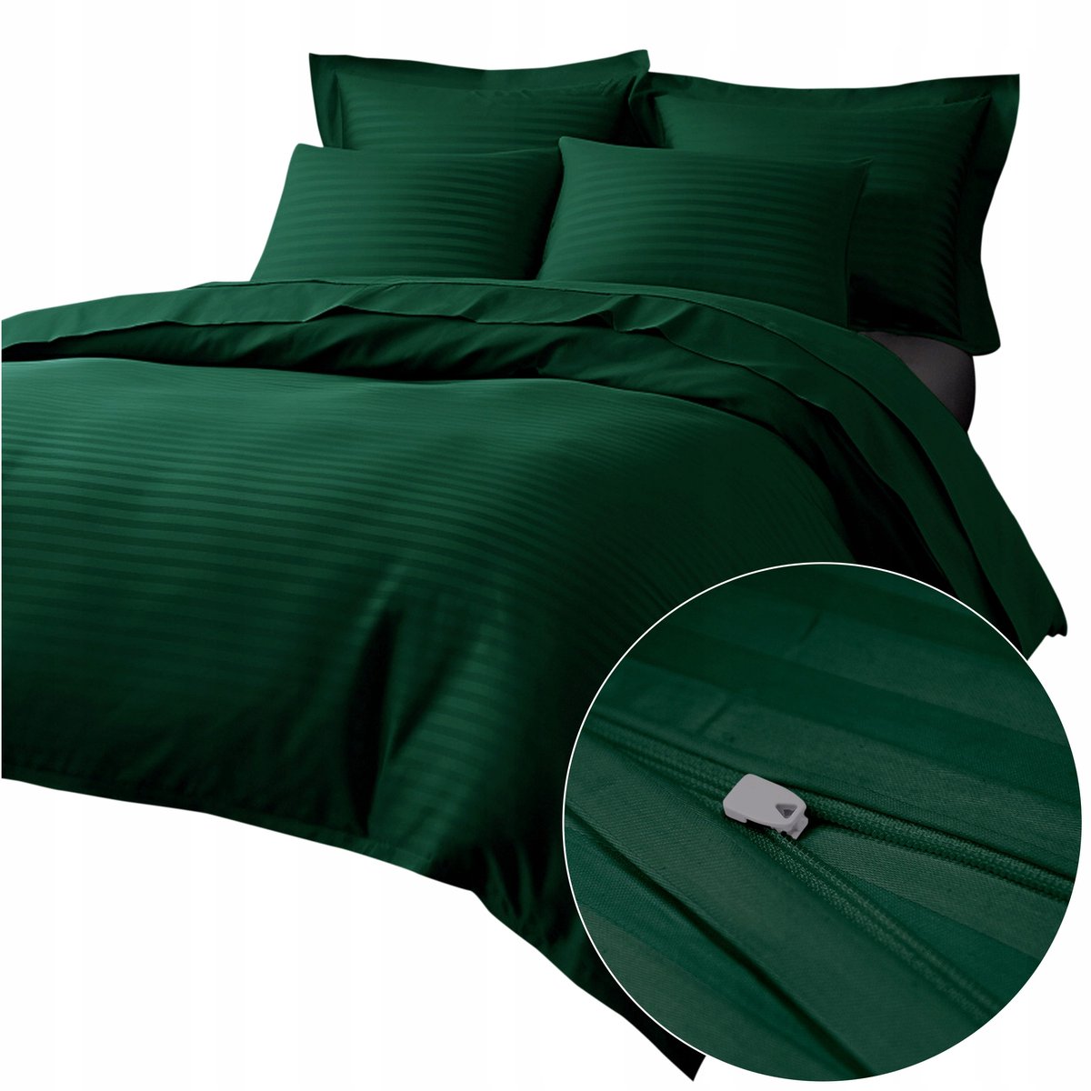 100% Katoen Satin Beddengoed 180x200cm - Strepen Mix Kleuren