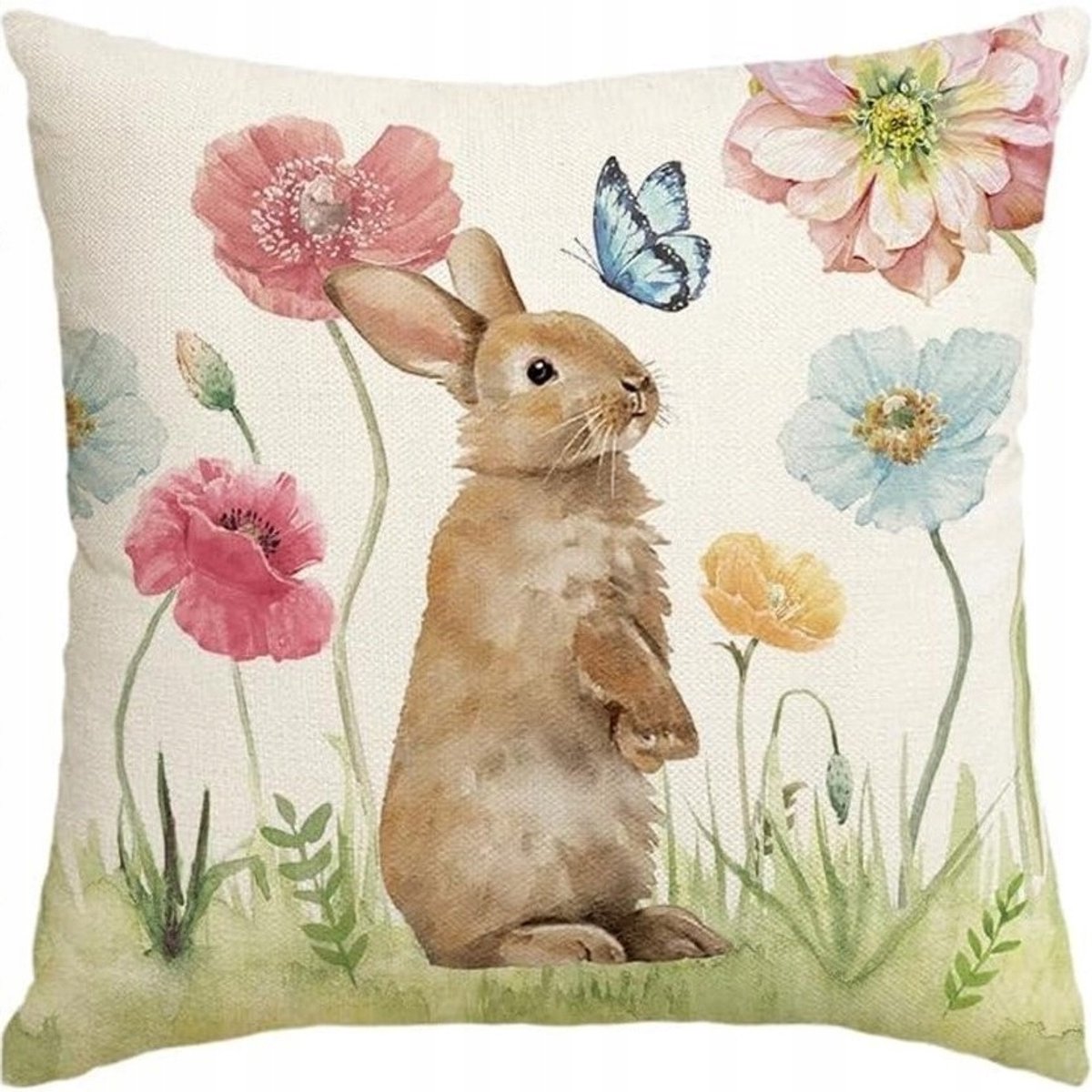 Decoratieve Paaskussenhoes 45x45cm - Lentethema