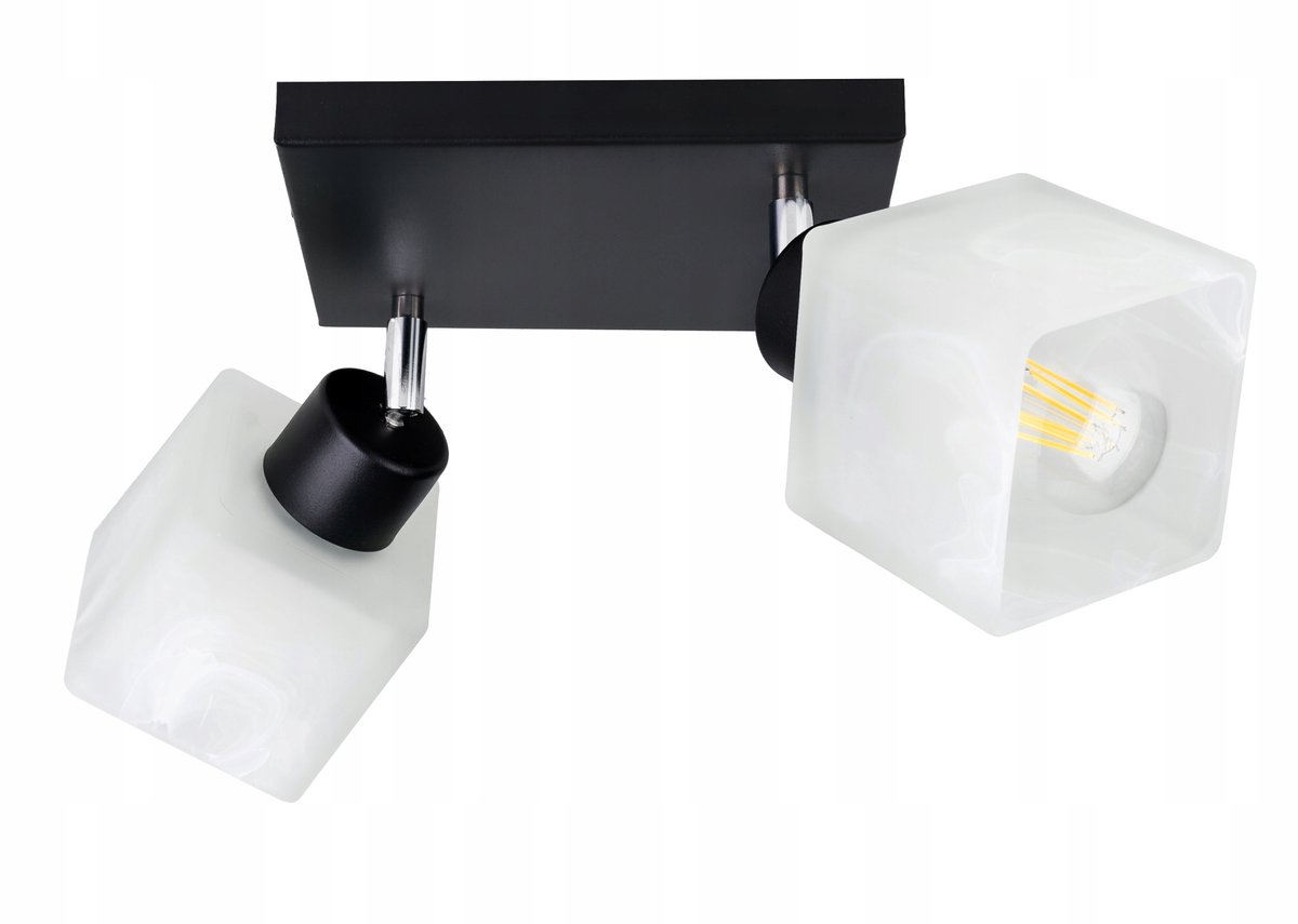 Plafondlamp met Glazen Kap - Verstelbaar - E27 - Modern Design
