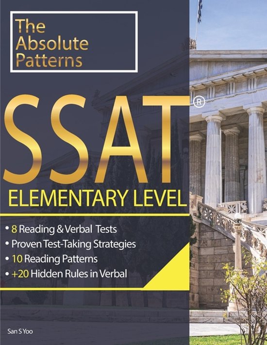Hackers- SSAT 8 Reading & Verbal Elementary Level - cover