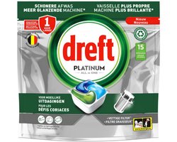 Dreft Platfinum All-in-one vaatwascapsules