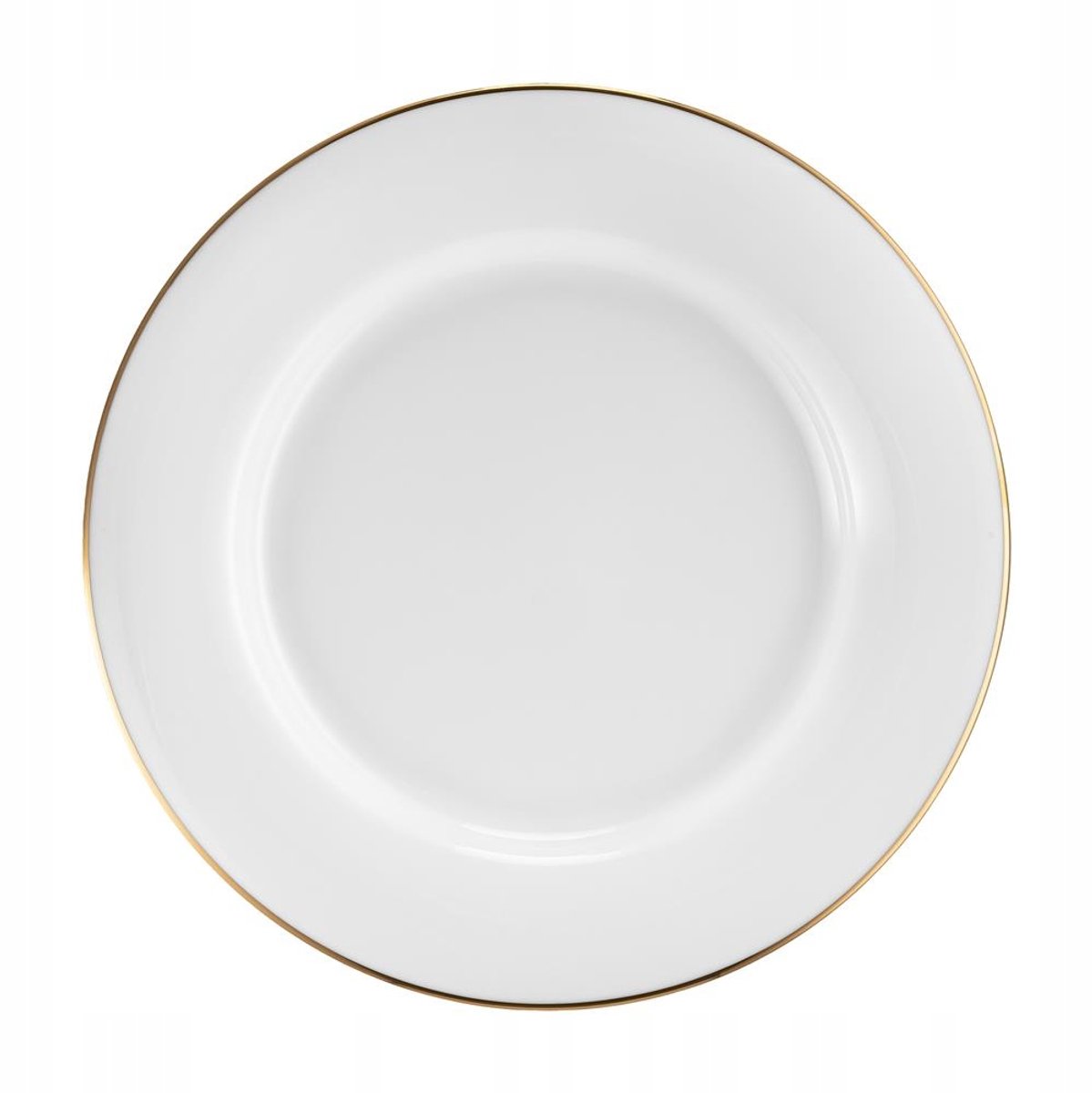 Villa Italia PLUS Goud plat bord 27 cm - Luxe porselein met Gouden rand