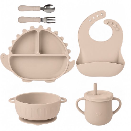 Jurassic World dinosaurus servies setje - 3-delig - kunststof