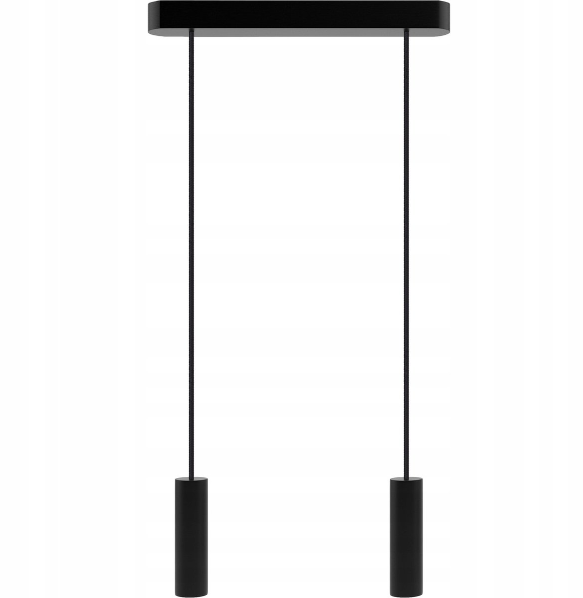 Hanglamp Madera 2x GU10 Zwart Hout