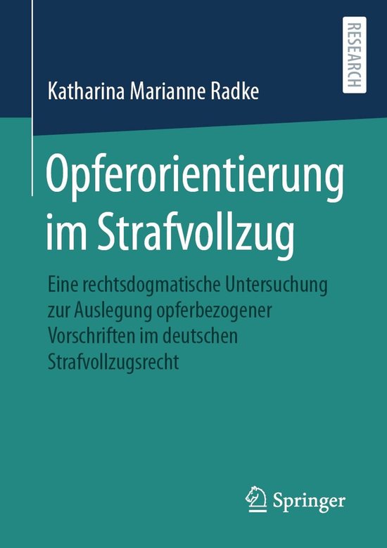 Social Science and Law (German Language) - Opferorientierung ... - cover