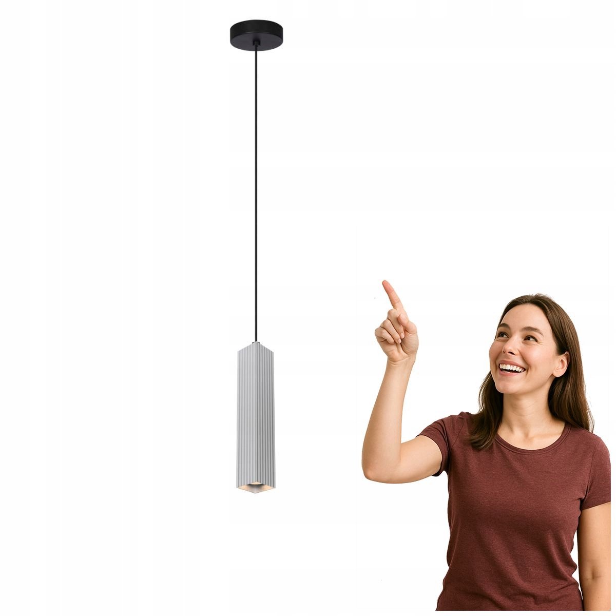 Moderne Zilveren Plafondlamp Tecno Italux - Stijlvol & Functioneel