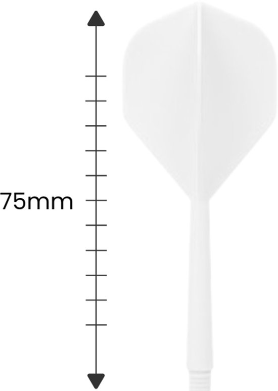 Dart Flight & Shaft Set in-1 - Hoge Kwaliteit Heel Sterk - 6 stuks - In één stuk - Universeel schroefdraad - Geschikt voor soft- & steel-tip darts - Dart flight en shafts in een van Dart — afbeelding 2
