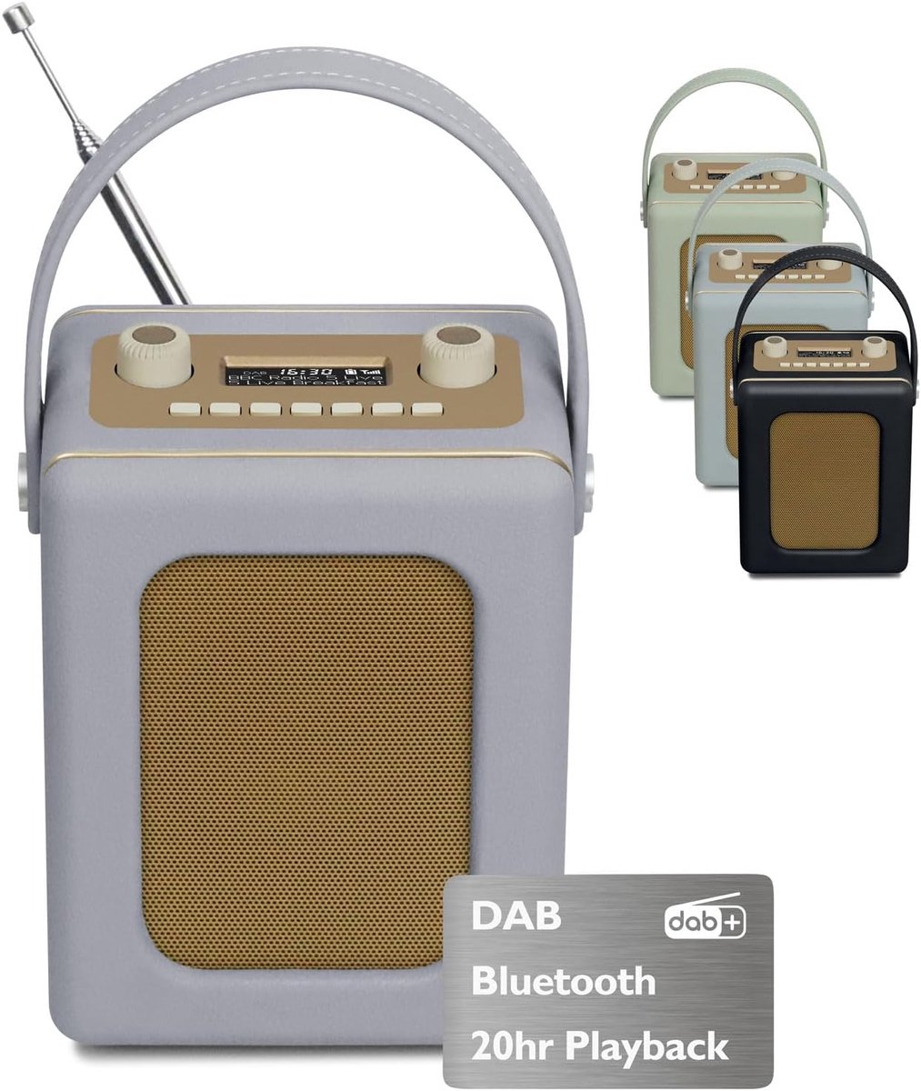 Draagbare Radio - Dab/DAB+ en FM-radio - USB Oplaadbaar - LCD-scherm - Bluetooth 5.0