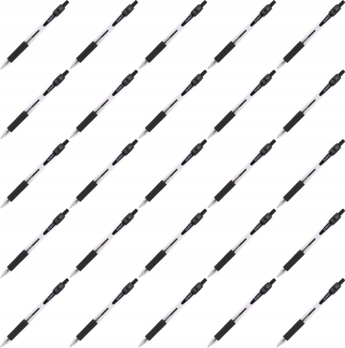 D.rect Automatische Pen 0,7mm Zwart - 3 Stuks
