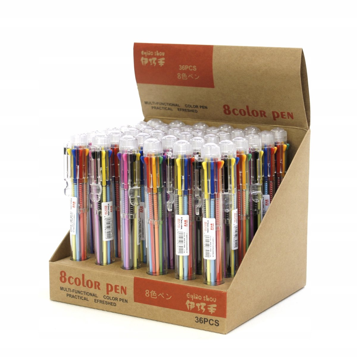 8-Kleurige Gelpen - School & Kantoor