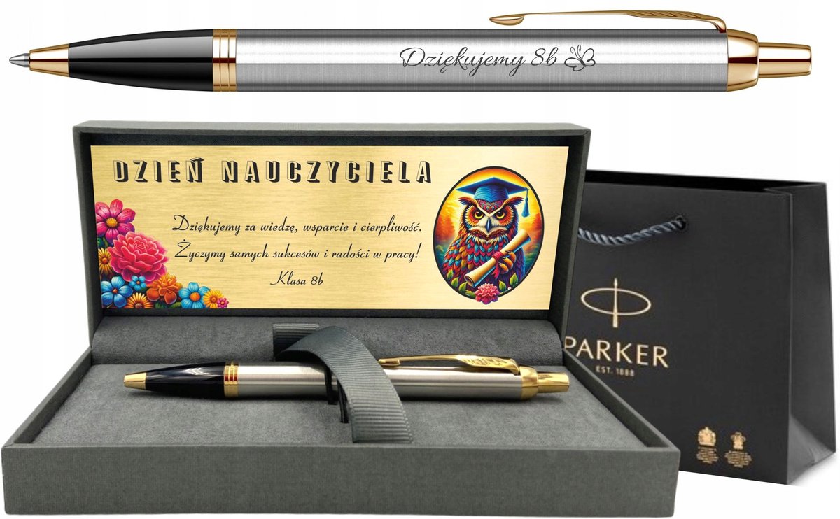 Parker IM Stal GT Pen met Gravure - Luxe Cadeau