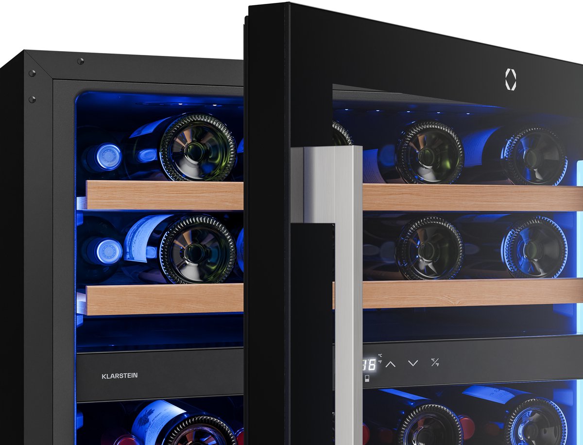 Klarstein Illuminosa onderbouw wijnkoelkast - 46 flessen, - afbeelding 3