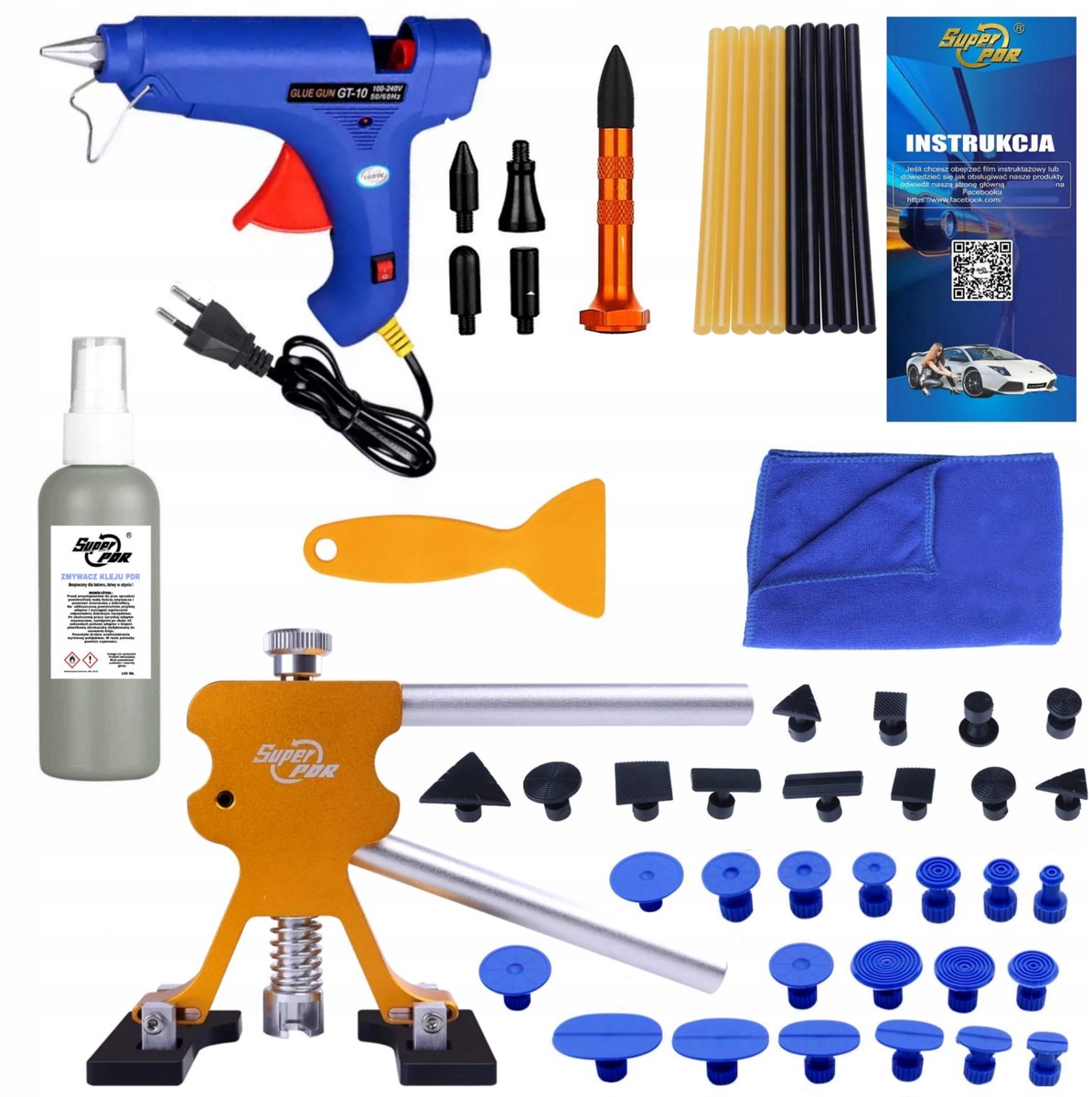 Super PDR Set: Professionele Deuktrekker voor Autoherstel