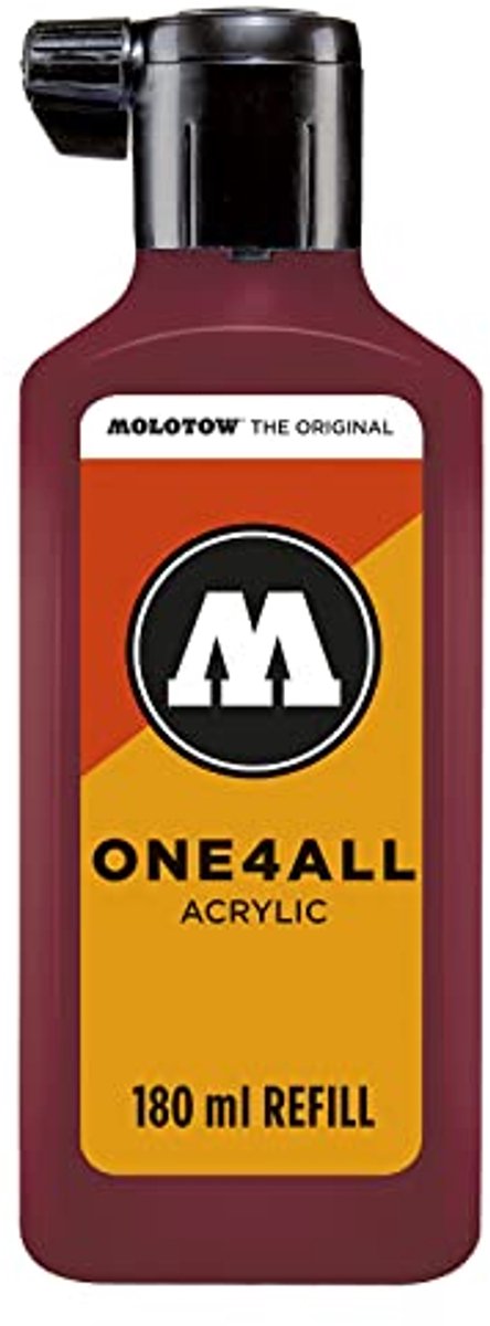 Acryl Refill Navulinkt 180 ml - Kleur 086 Burgundy Rood voor Permanente Markers