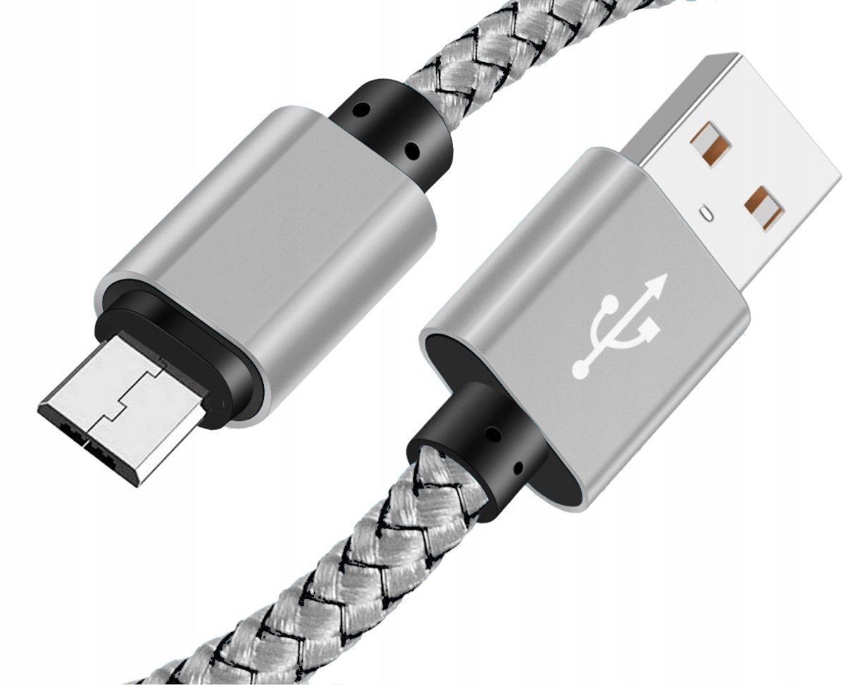 Snelladkabel Micro USB Nylon QC 3.0 2A - 1 Meter