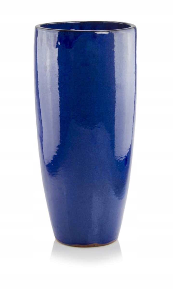 Klassieke Blauwe Keramische Pot 25x50cm - Vorstbestendig