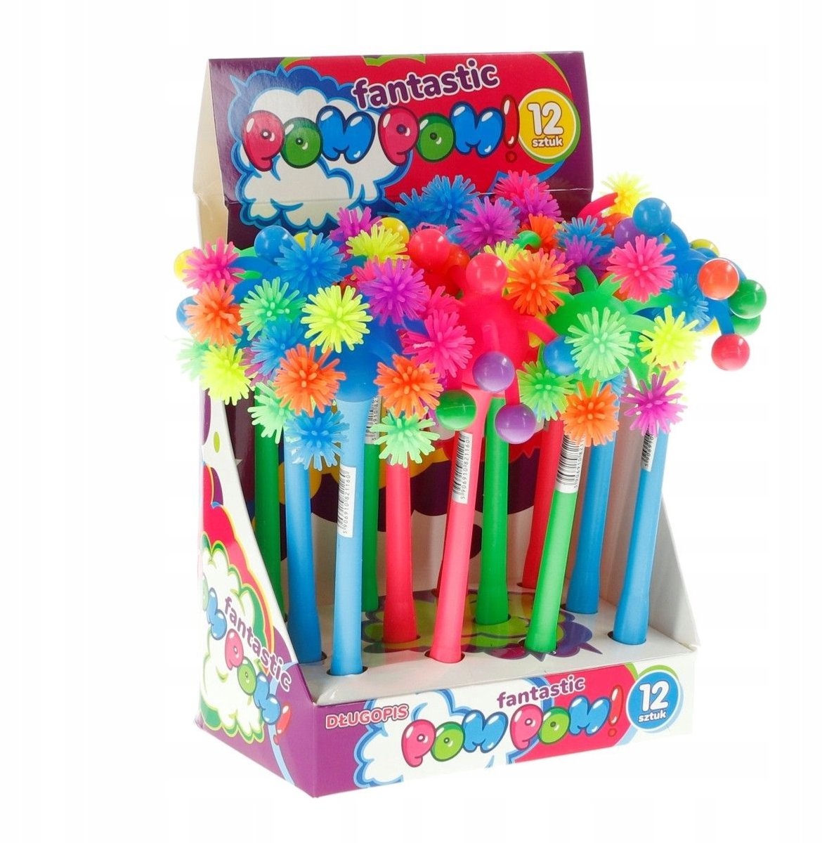 Penmate Pom Pom Pen - Unieke Pen met Kleurrijke Pompon