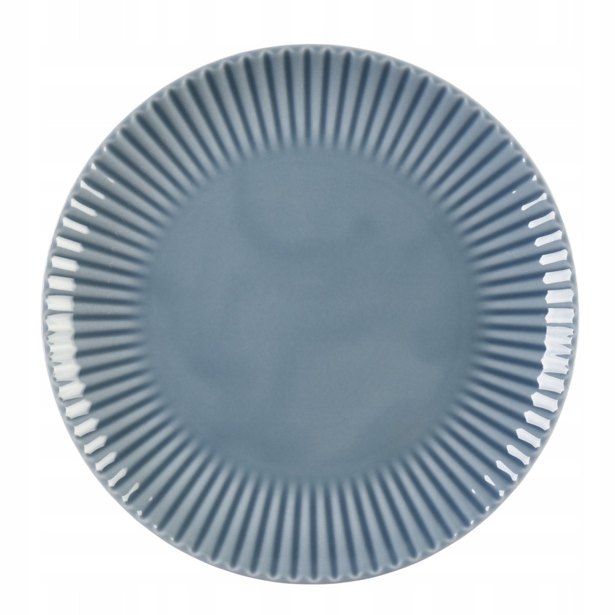 Lubiana Daisy Platte Borden 20,5 cm - 6 Stuks - Grijsblauw