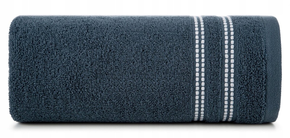 Ally Handdoek 30x50 cm - Navy Blauw Terry Katoen