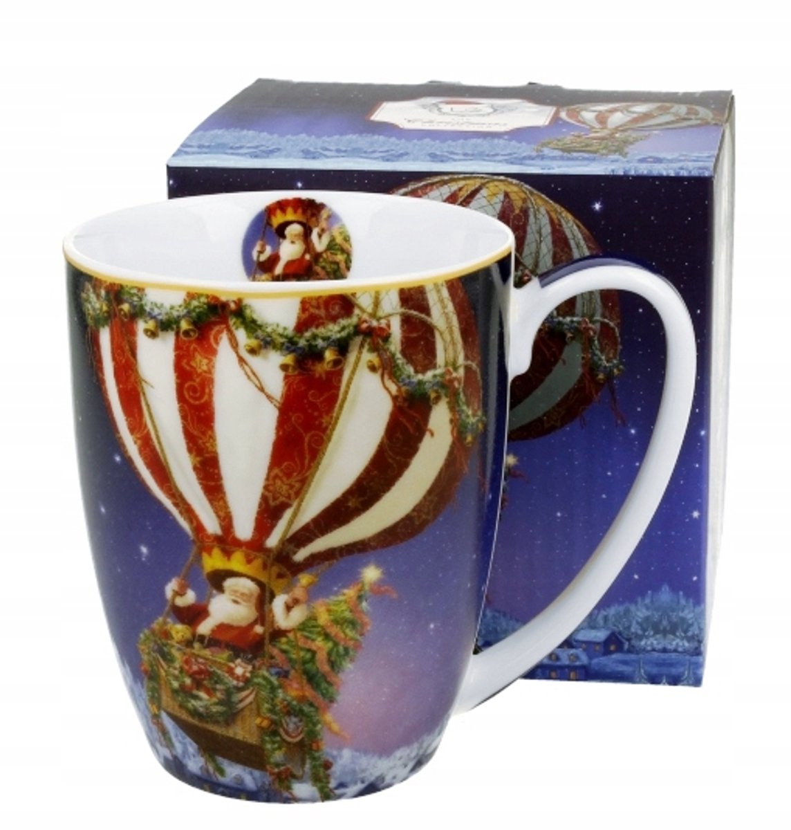 Kerstmok Santa Balloon 350ml - Magische Sfeer