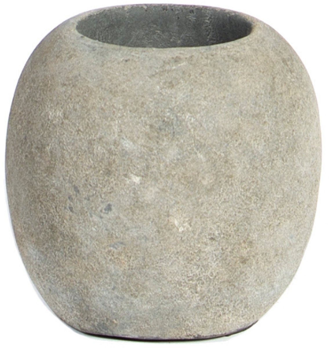 STILL - Waxinelichthouder - Bol - Tin - Grijs - 11 cm
