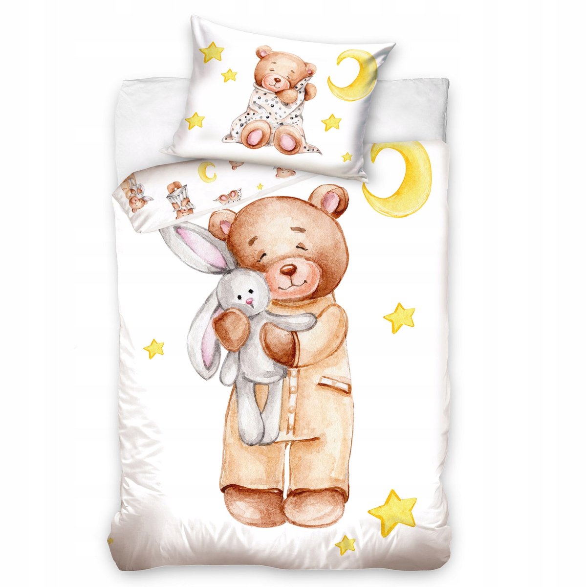 Beertje BABY Dekbedovertrek- 90 x 120 cm - Katoen