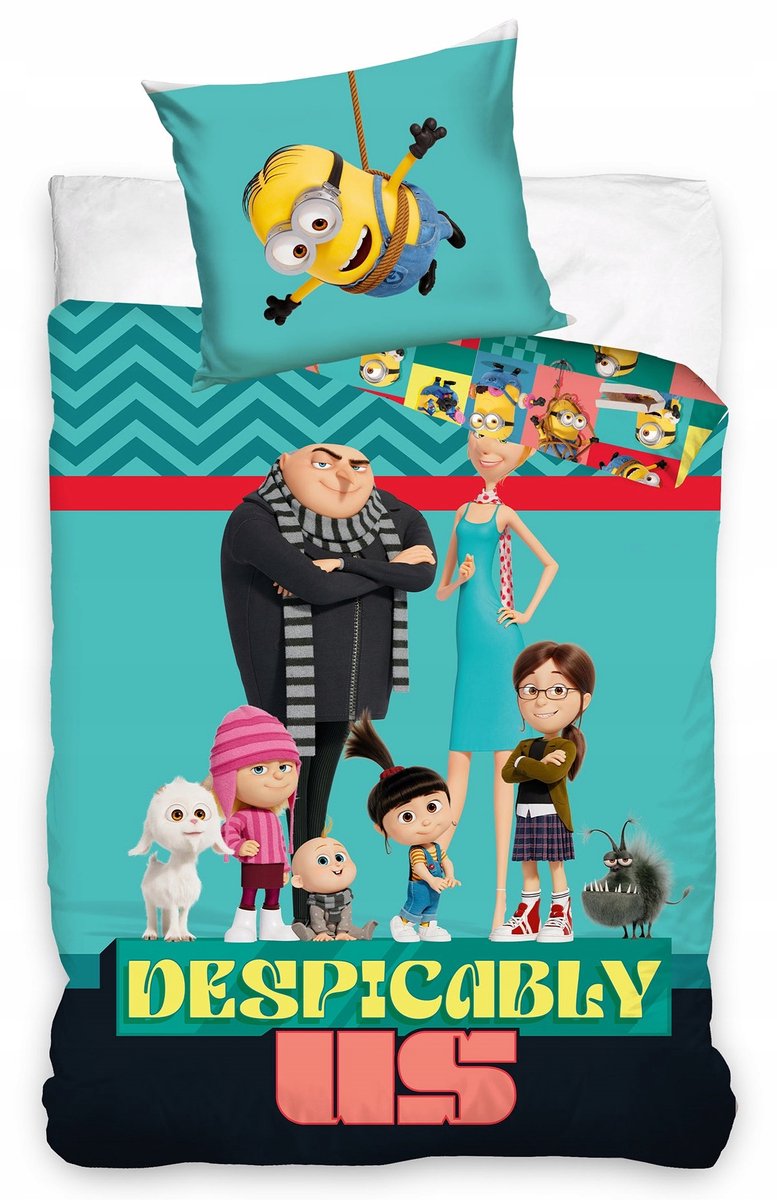 Minions Kinderbeddengoed 160x200 cm - 100% Katoen