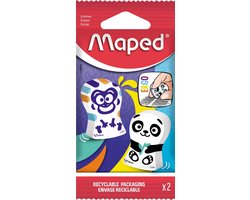 Gomme Maped Ergo Fun, blister avec 2 pièces