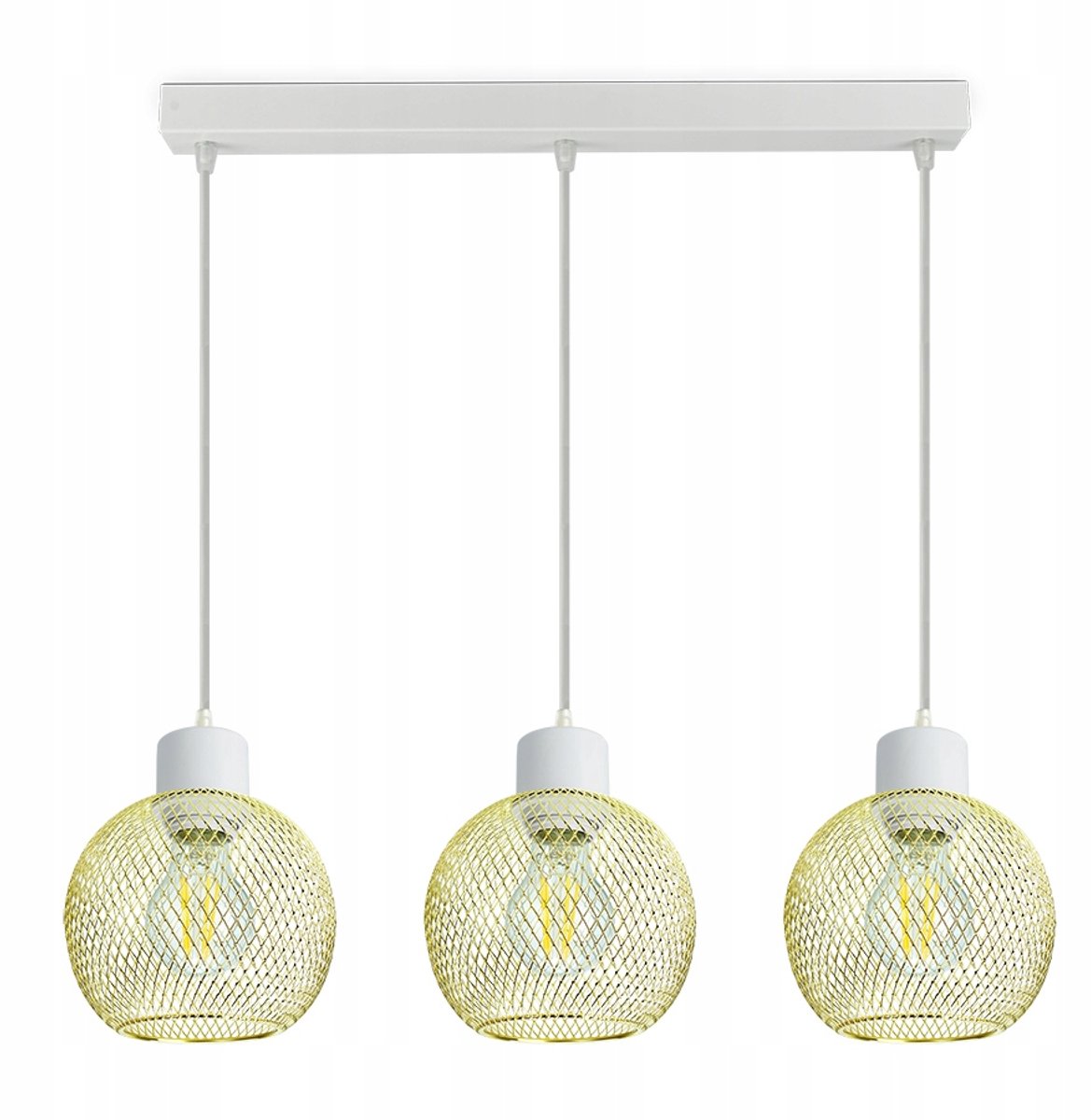 Golden Globe Hanglamp 3xE27 LED - Verstelbaar