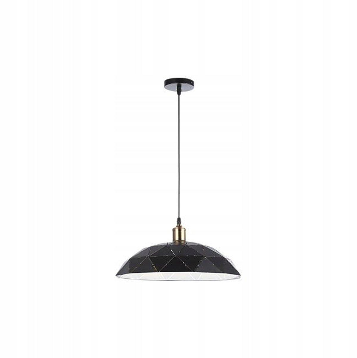 Dalia Hanglamp Zwart/Koper E27 - Stijlvolle Verlichting