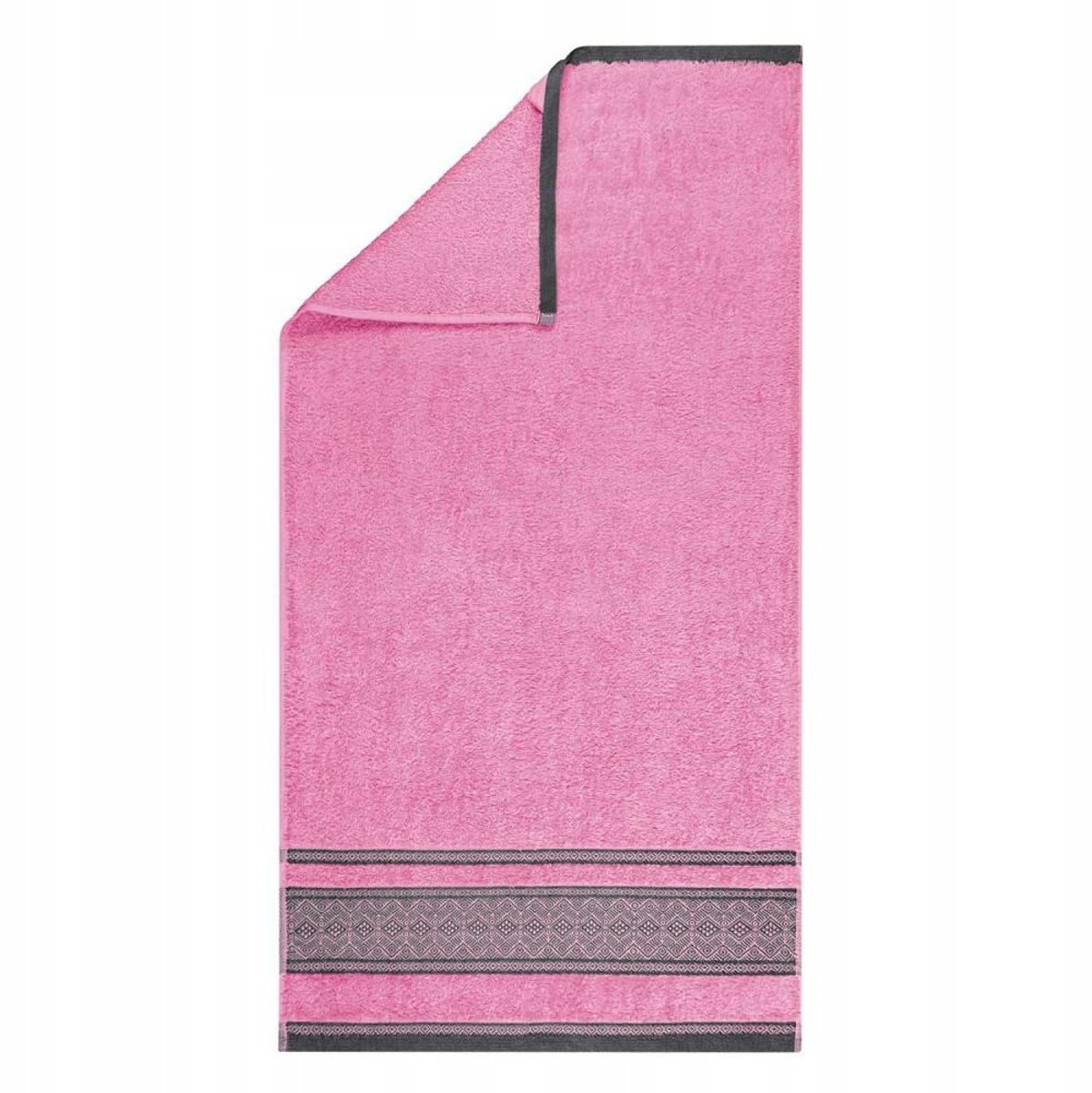 Luxe Panama Badhanddoek 100x150cm Poederroze Katoen 500g/m2