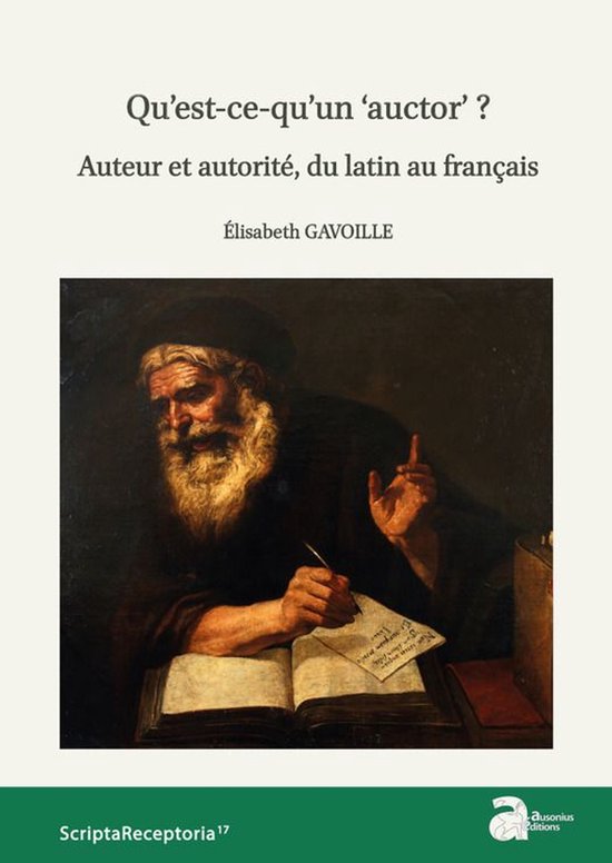 Scripta Receptoria - Qu'est-ce qu'un auctor ? - cover