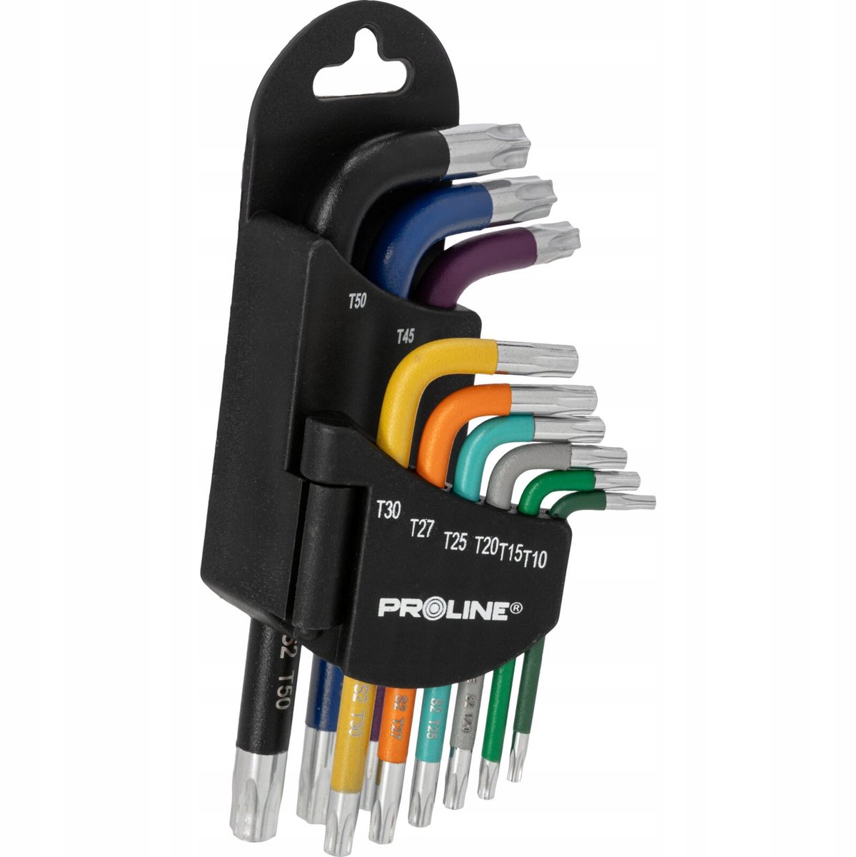 Proline Torx inbussleutelset 9 Delig T10-T50 Staal S2
