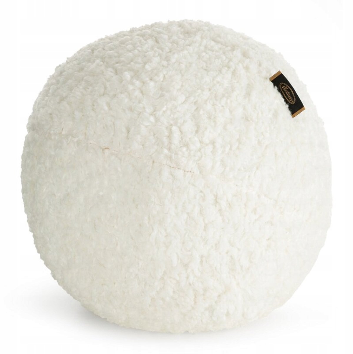 Decoratieve Kussen Bol Bukla 24 cm - Zacht Polyester - Beige