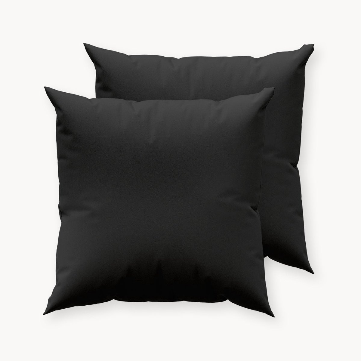 HappyBed Kussenslopen Black 60x70 cm - Kussensloop set 2 stuks - 100% Microvezel - Ultieme slaapcomfort