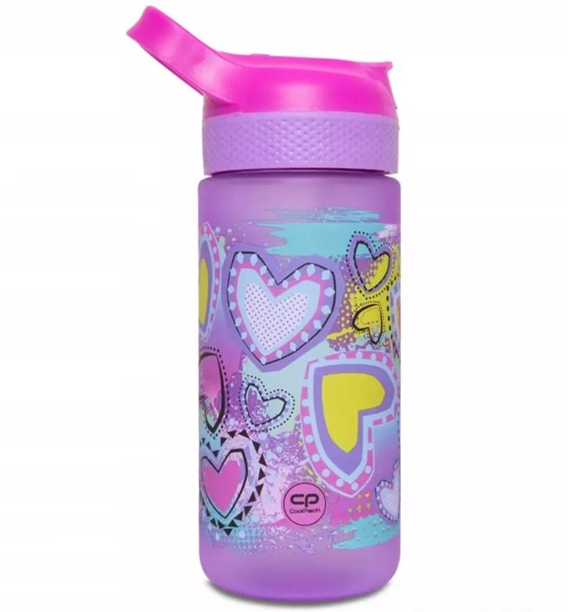 Bidon Tritan Hart 420ml - Roze Drinkfles voor Meisjes