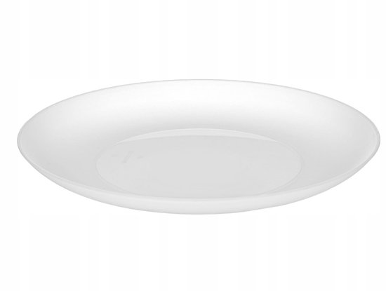 Assiettes plates Witte en plastique 22 cm - Résistantes et compatibles lave-vaisselle