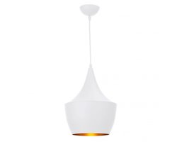 Lichte Prestige Caselle Hanglamp E27 Wit - Stijlvolle Verlichting