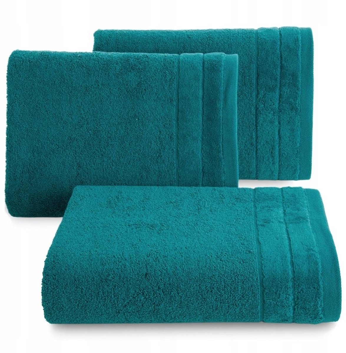 Damla Handdoek 30x50 cm - 100% Katoen, DonkerTurquoise