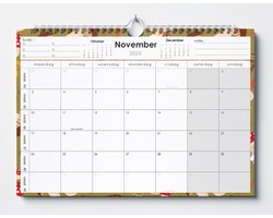 Huurdies® - 22 maanden kalender - 2025/2026/2027 - A3+ - Seizoenen