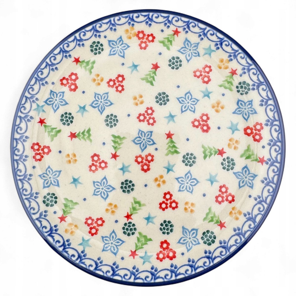 Bolesławiec Dessertbord 15,5 cm - Uniek Decor U4858 - Handgemaakt Keramiek