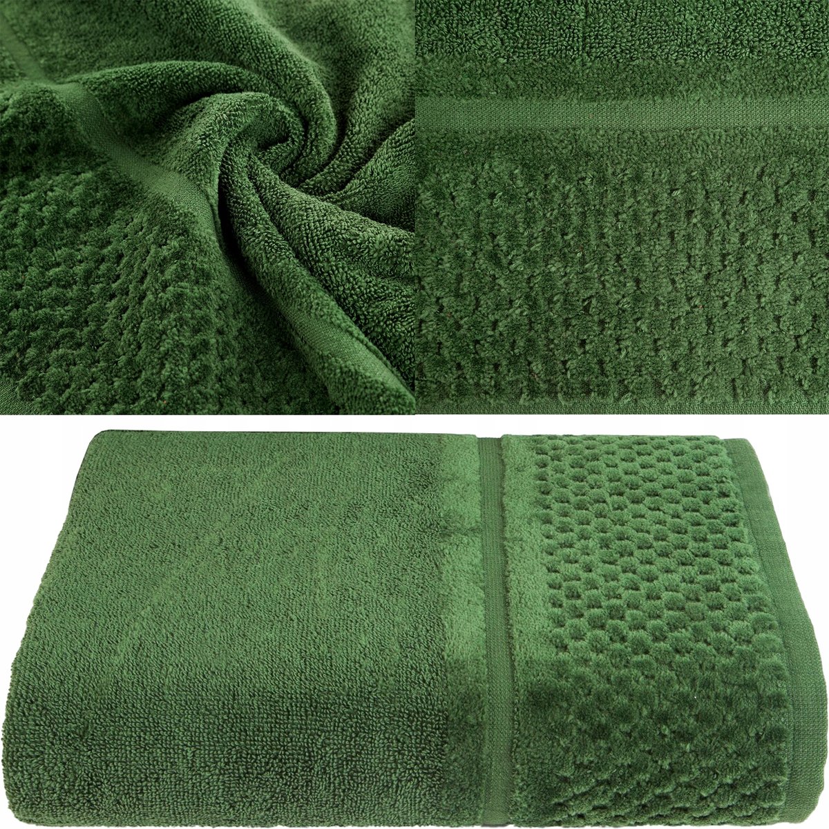 Zachte Katoenen Handdoek 50x90cm Groen - Hoge Absorptie