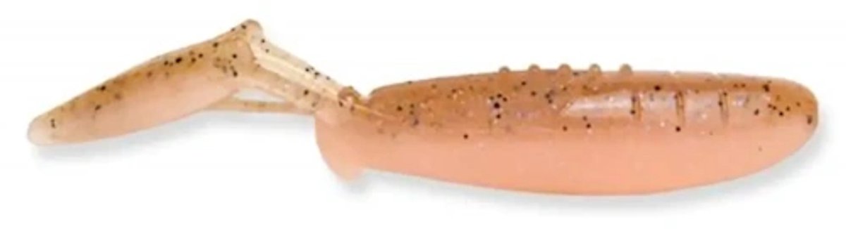 Keitech Glide Camaron 3.5 (9 cm) Softbait - 8 stuks Electric Shrimp 445T