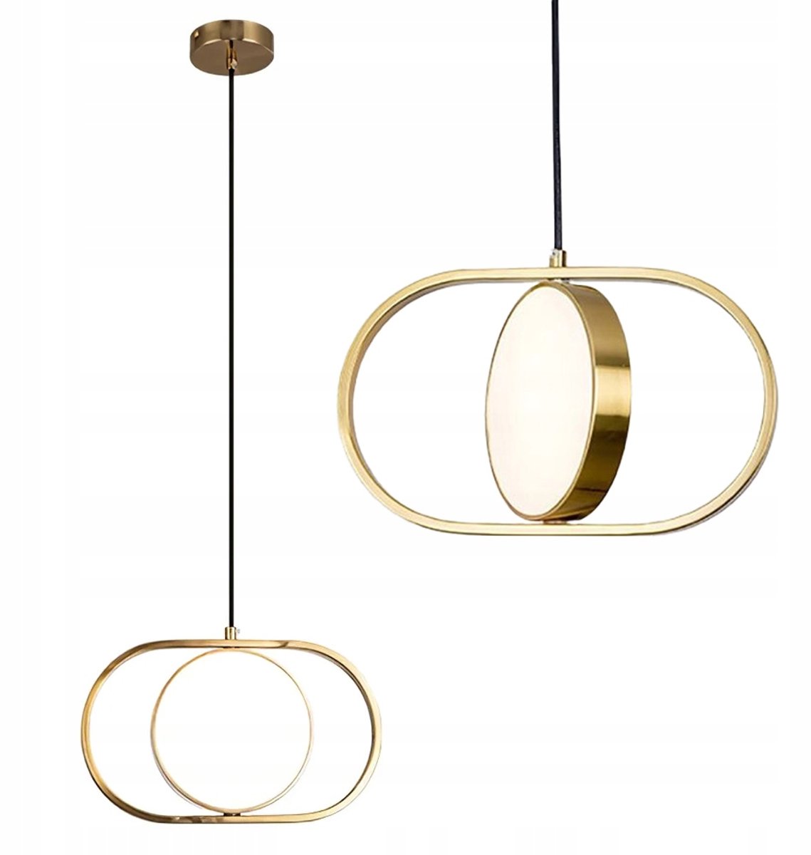 Gouden LED Hanglamp - Verstelbaar - Modern Design